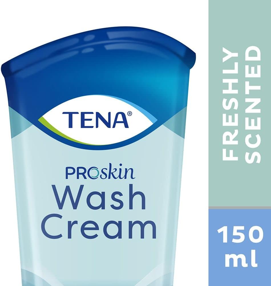 TENA proskin Wash Cream | 3 in 1 Protection Cream | 150ml Pack of 1