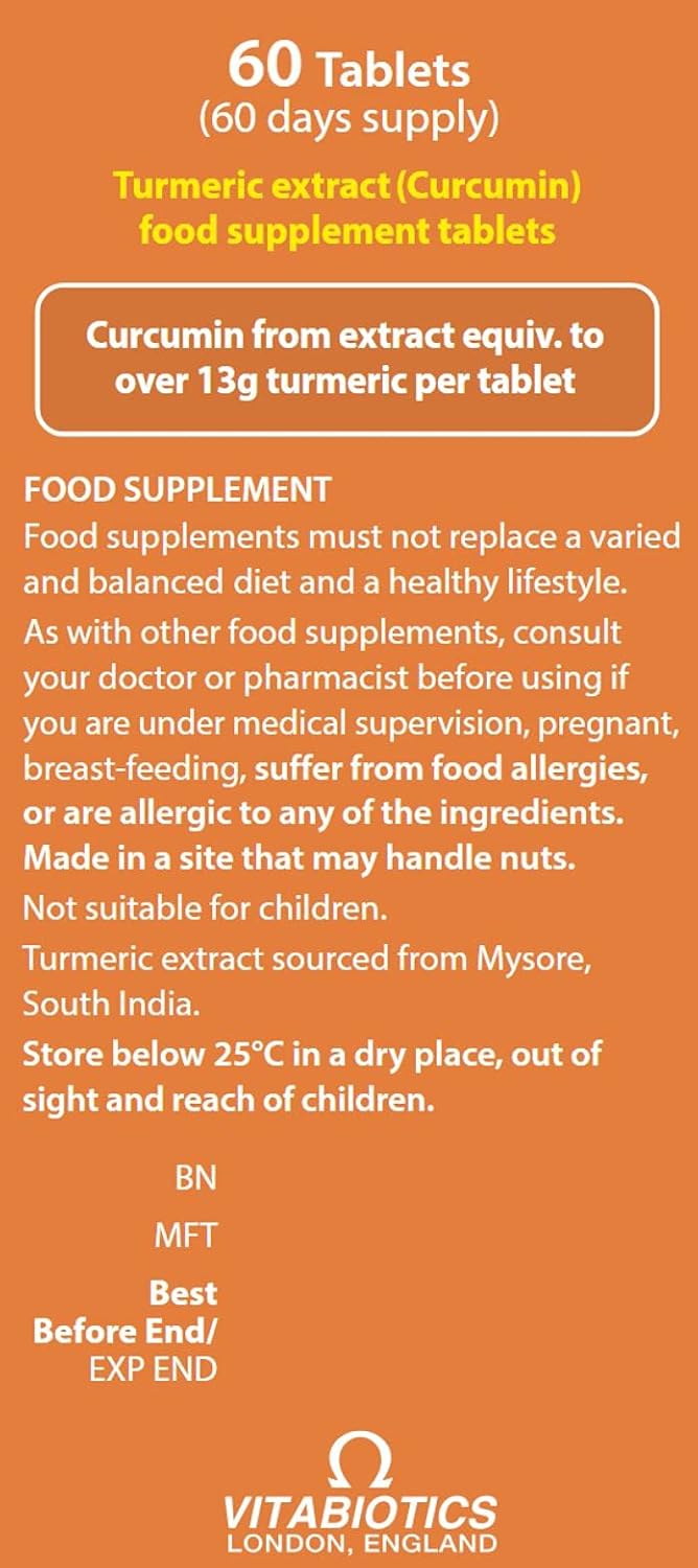 Turmeric and Black Pepper Capsules, Vitabiotics Ultra