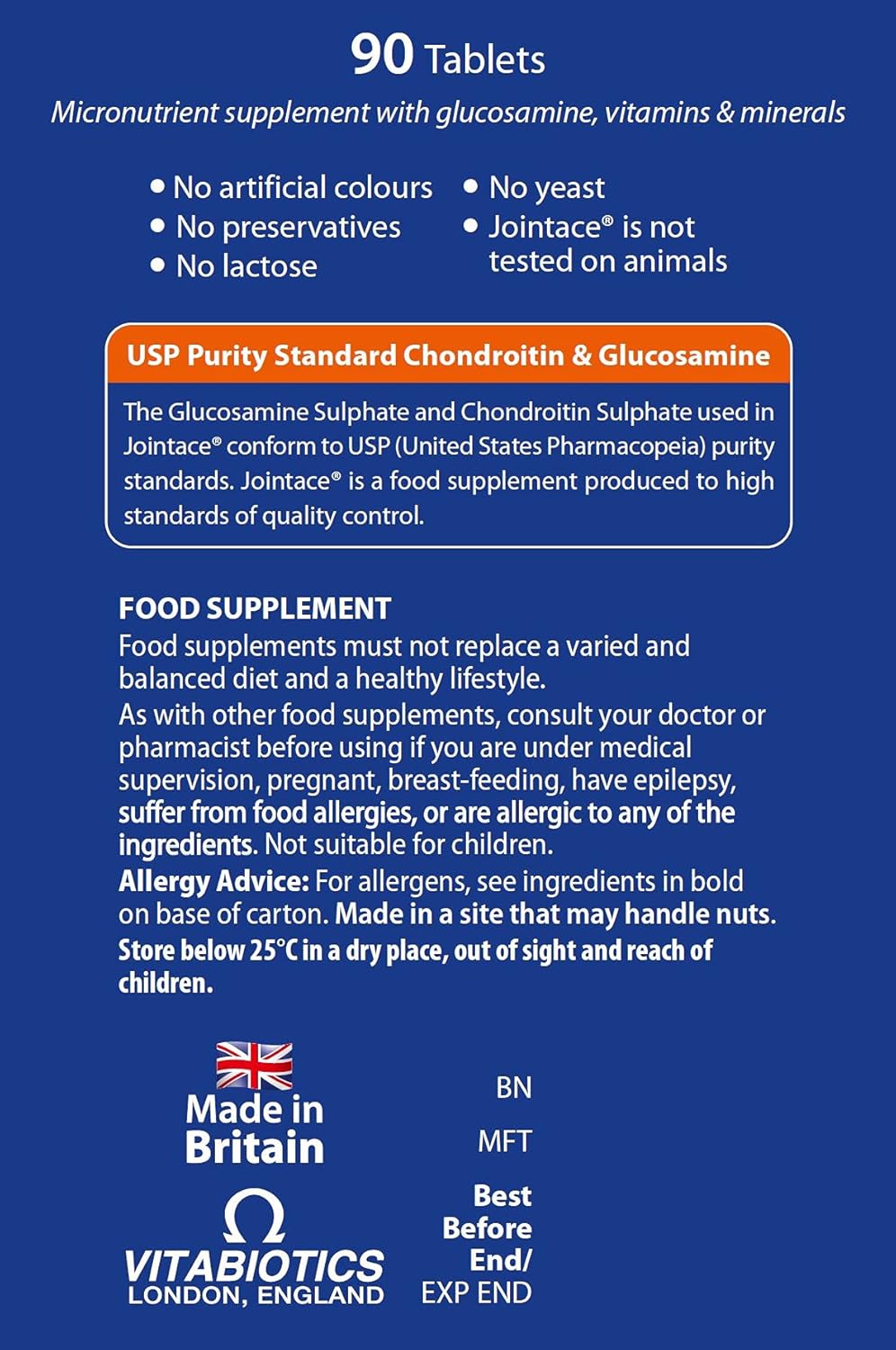 Vitabiotics Jointace Original 30 Tablets