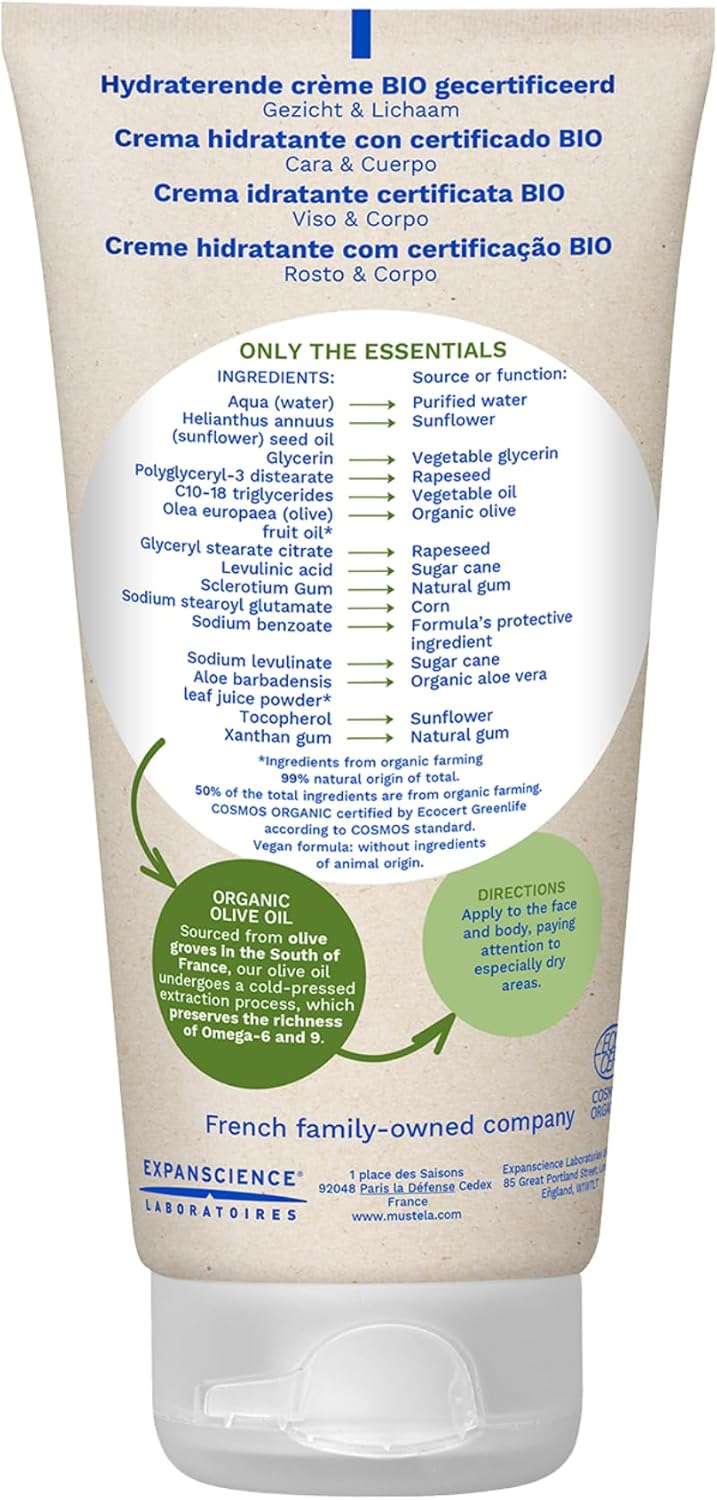 Mustela - Mustela Organic Moisturizing Cream - 150ml