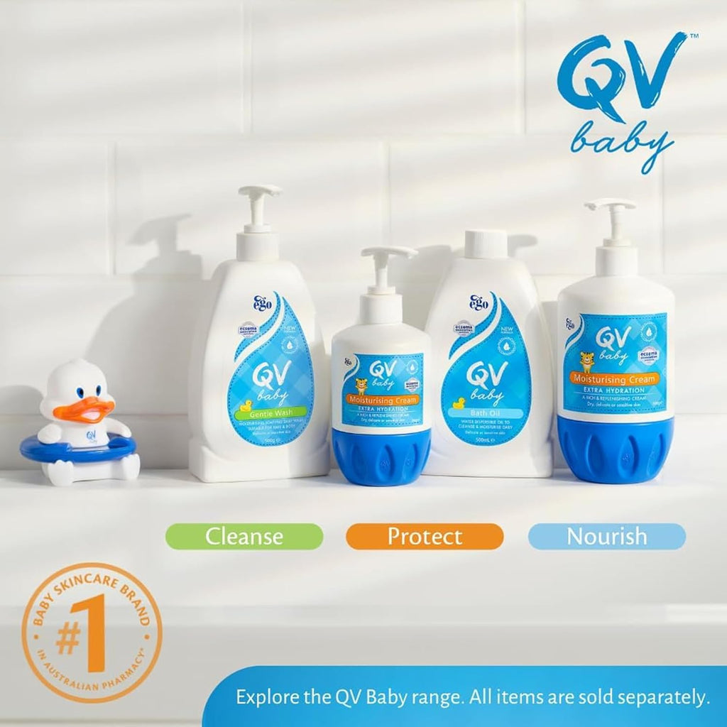 QV Baby Moisturising Cream, 250g - Rich Moisturising Cream With Glycerin and Vitamin B3