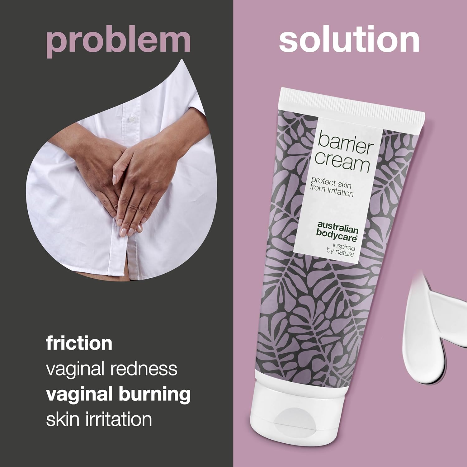 Barrier Cream for Incontinence & Sore Skin | Anti-Redness Cream for Intimate Areas | Sores Treatment for Men & Women (200 ml)