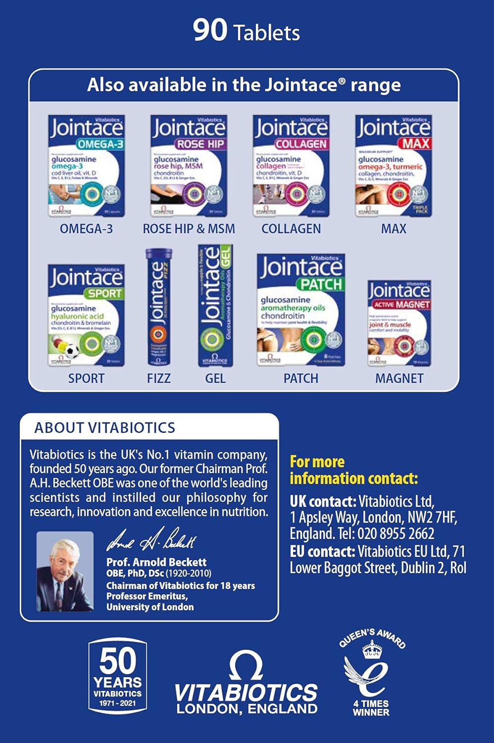 Vitabiotics Jointace Original 30 Tablets