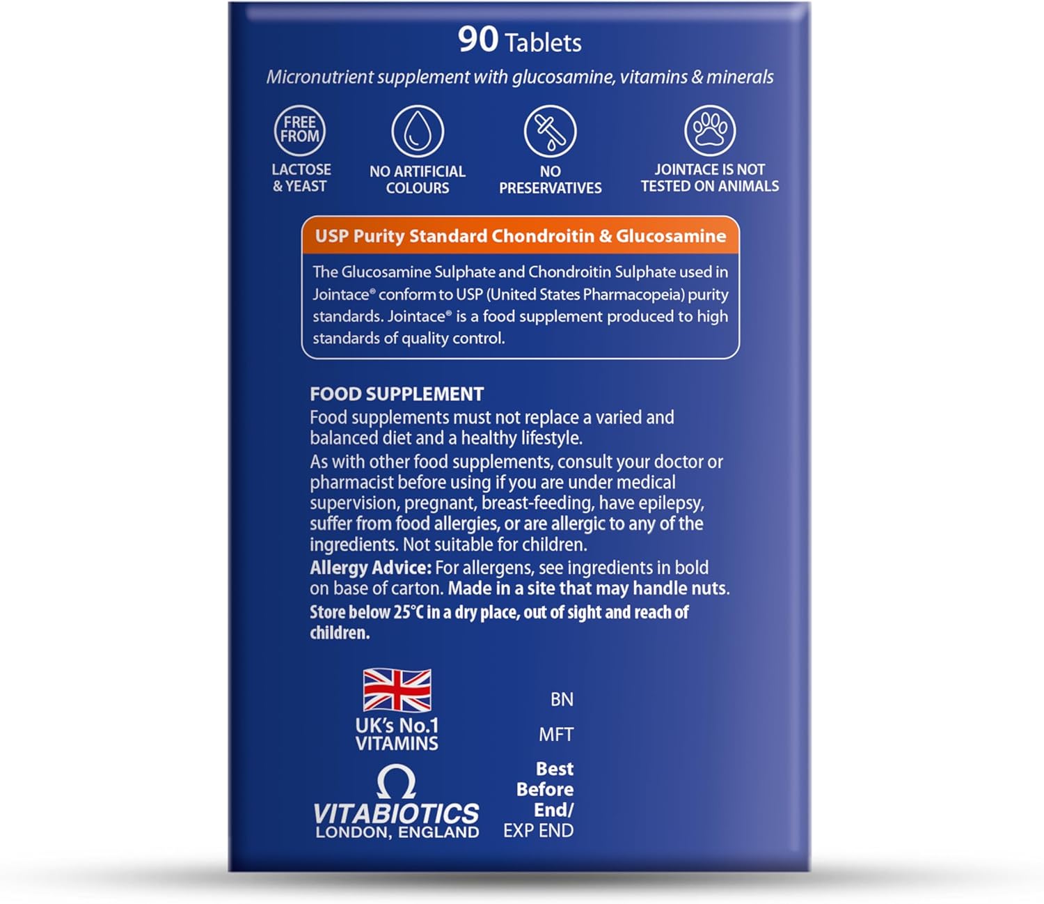 Vitabiotics Jointace Original 30 Tablets