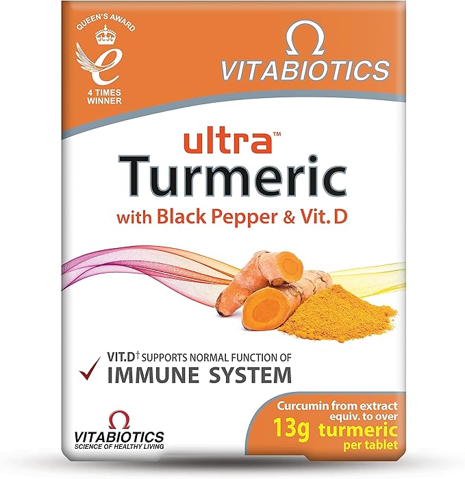 Turmeric and Black Pepper Capsules, Vitabiotics Ultra