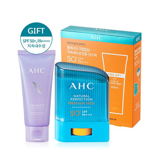 [AHC] Natural Perfection Fresh Sun Stick Special Kit 14g+100ml