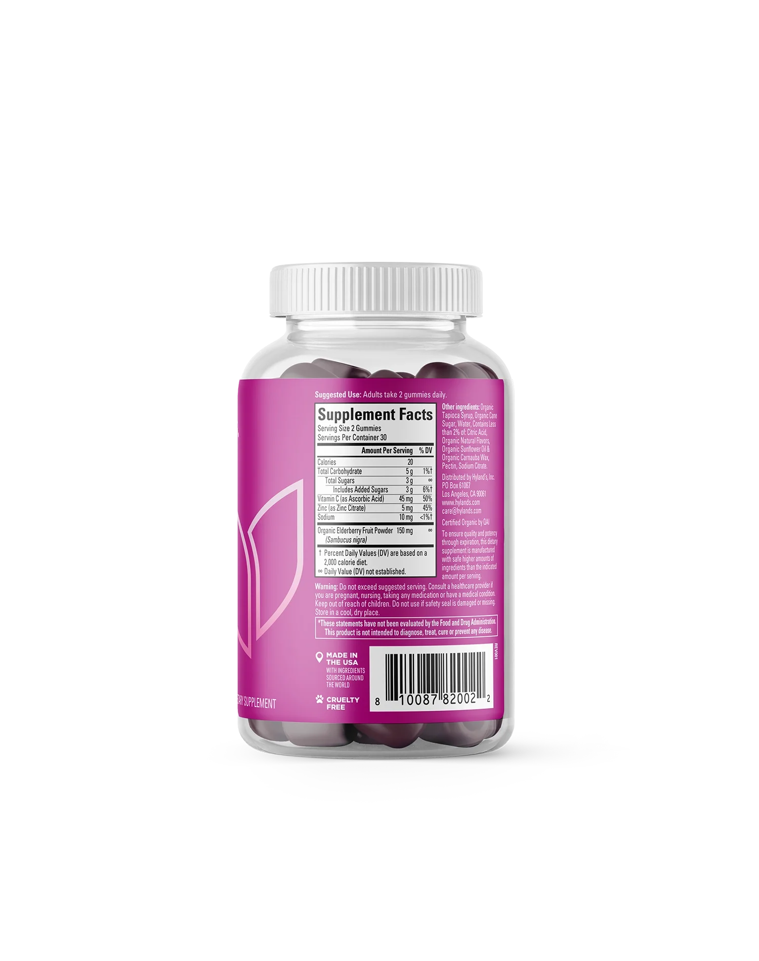 Organic Elderberry Plus Gummies