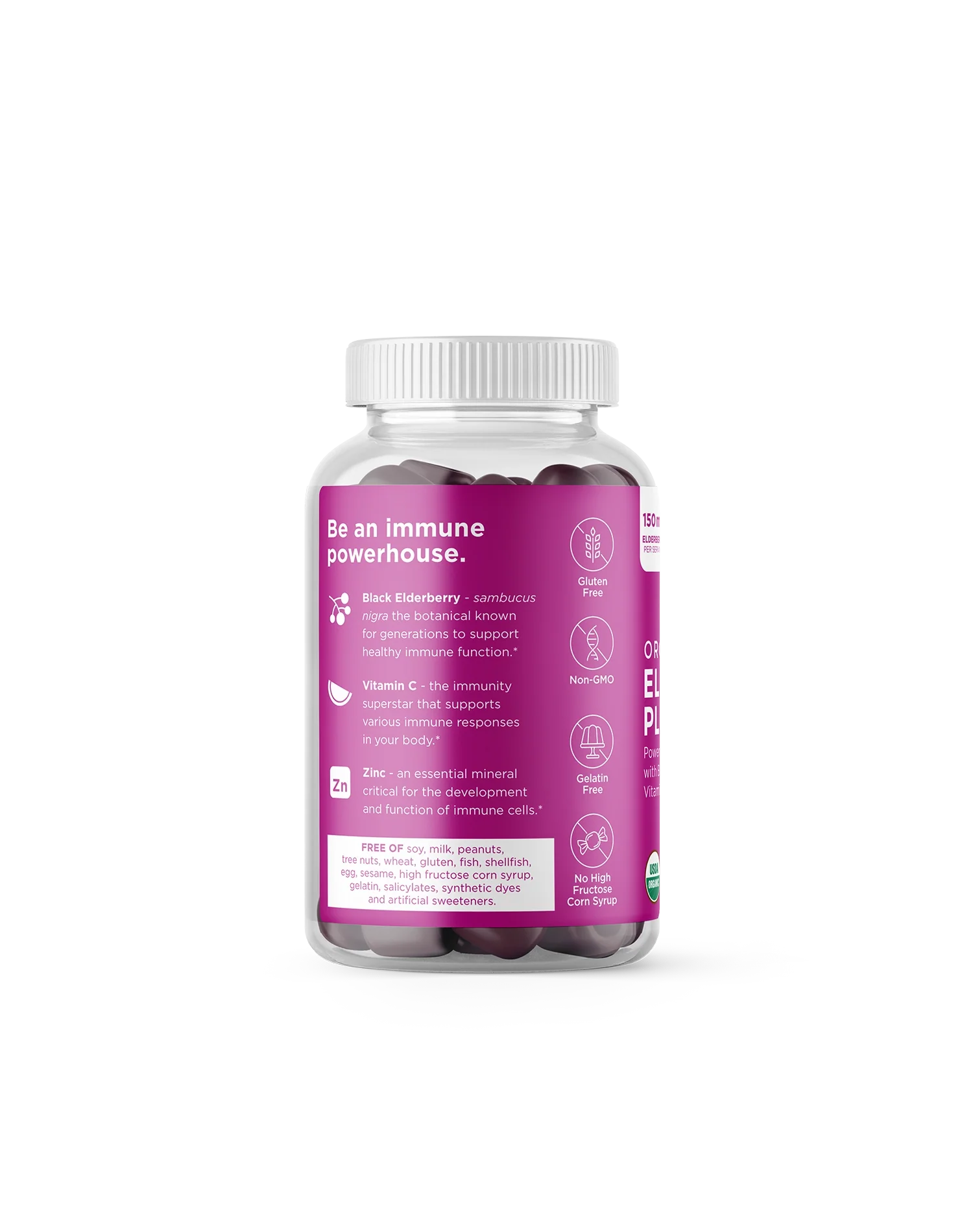 Organic Elderberry Plus Gummies