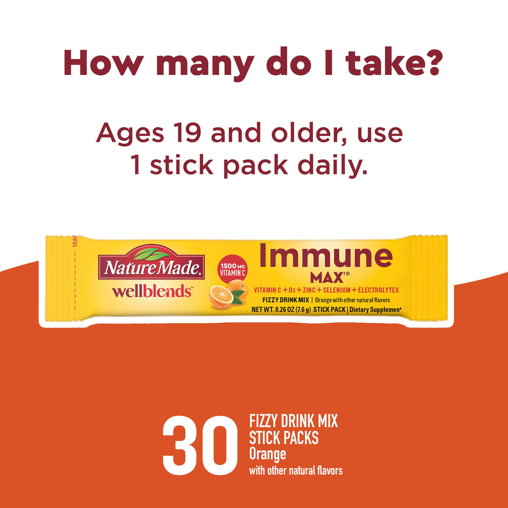 Wellblends™ Immune MAX® Fizzy Drink Mix