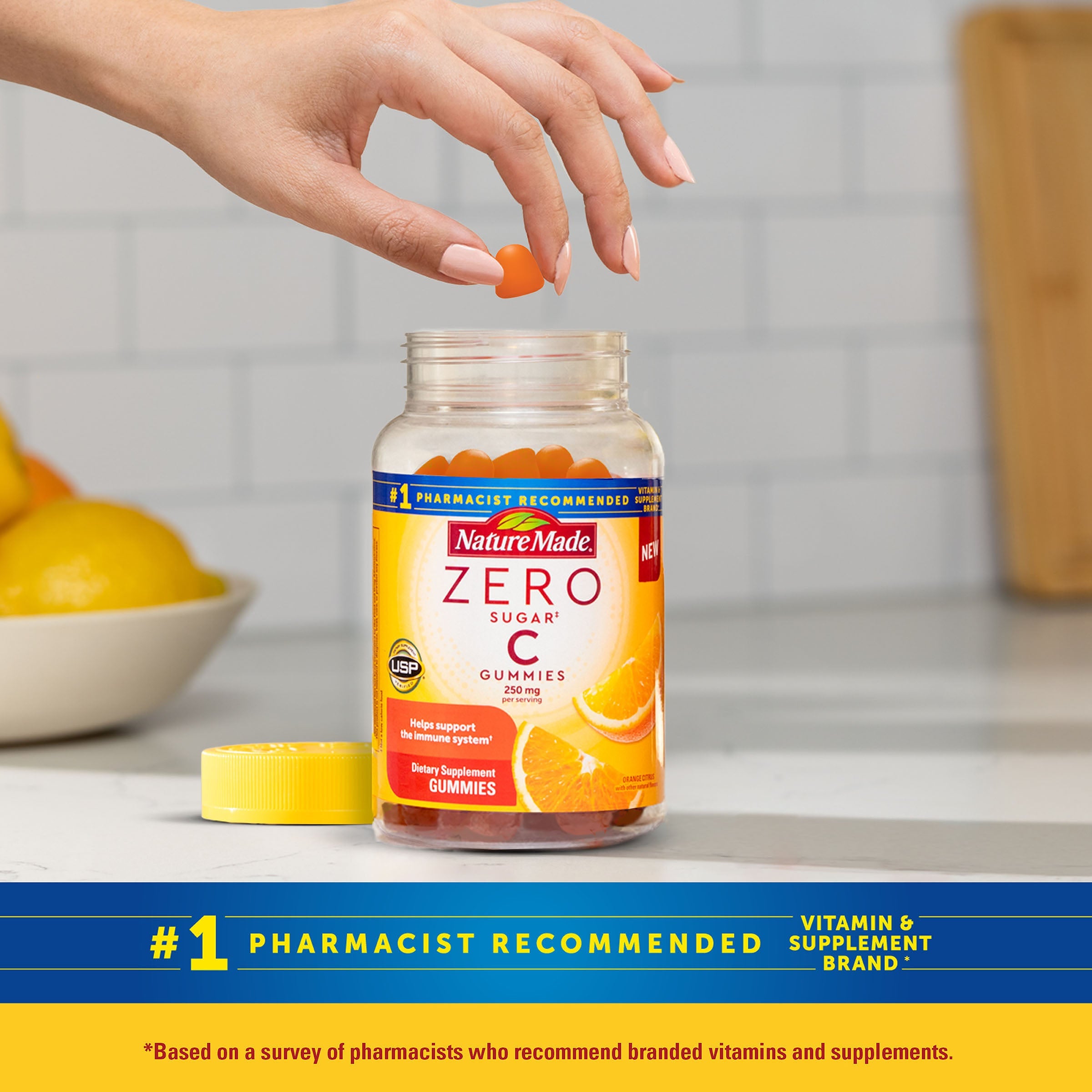 Zero Sugar‡ Vitamin C Gummies 250 Mg Per Serving