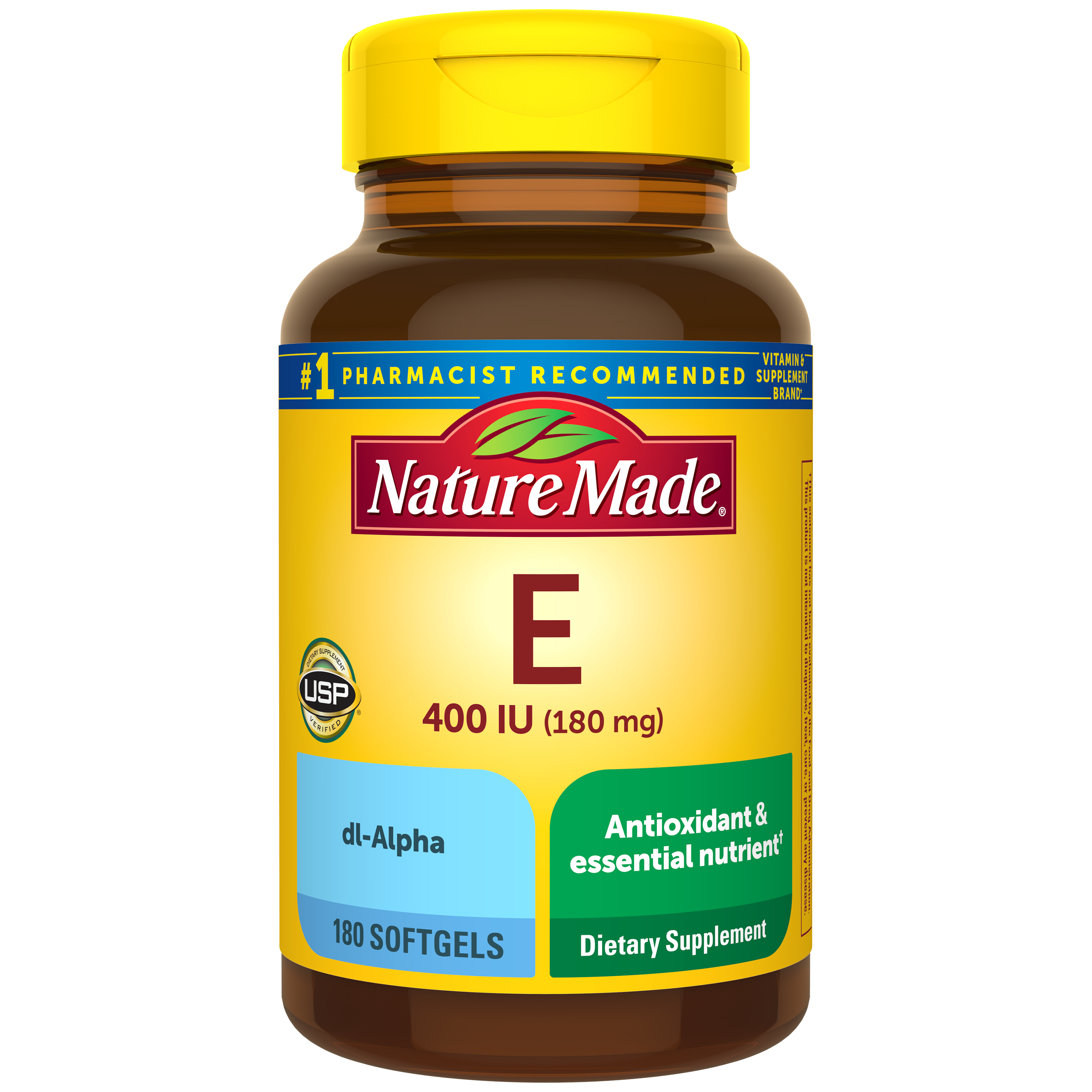 Vitamin E 400 IU (180 mg) dl-Alpha Softgels