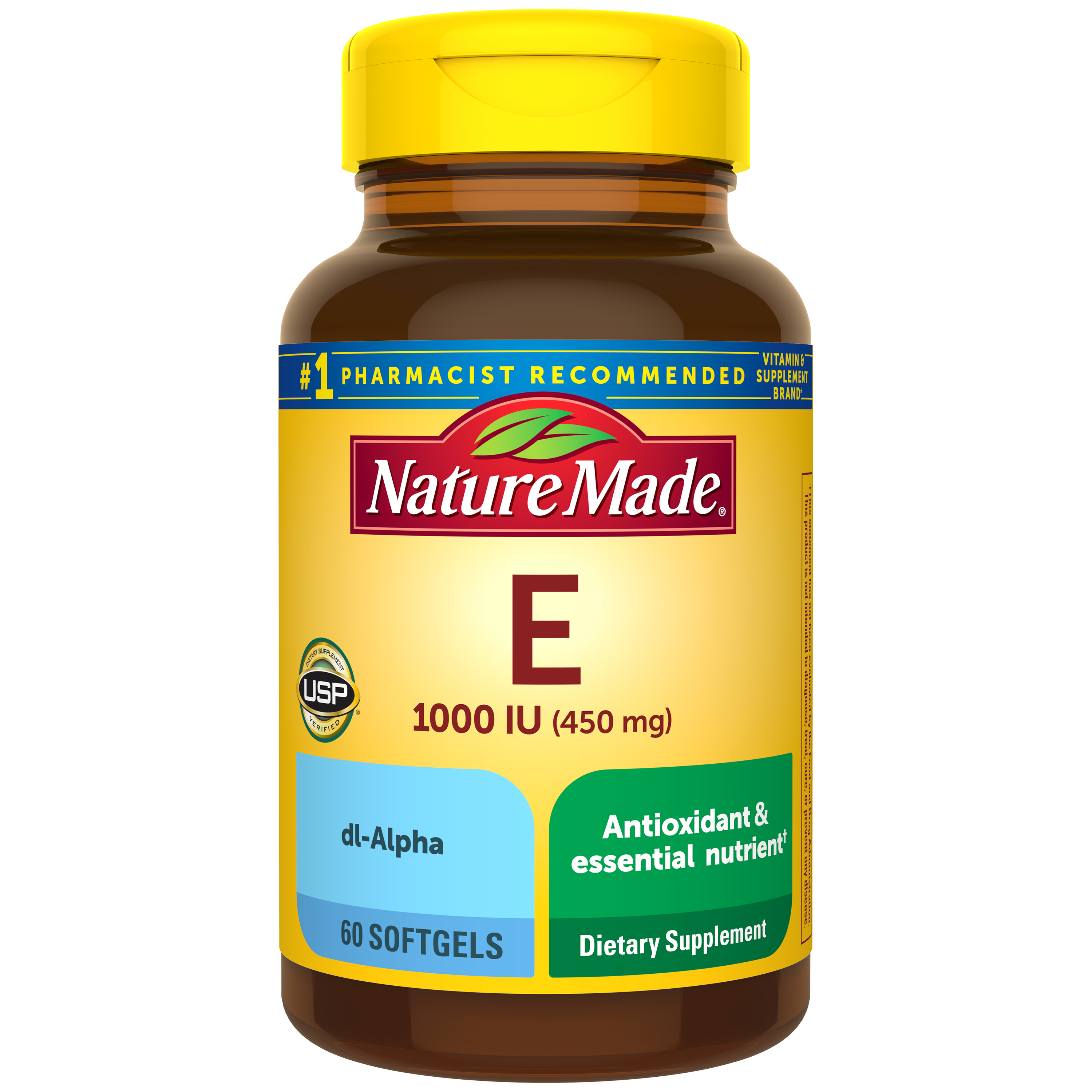Vitamin E 1000 IU (450 mg) dl-Alpha Softgels