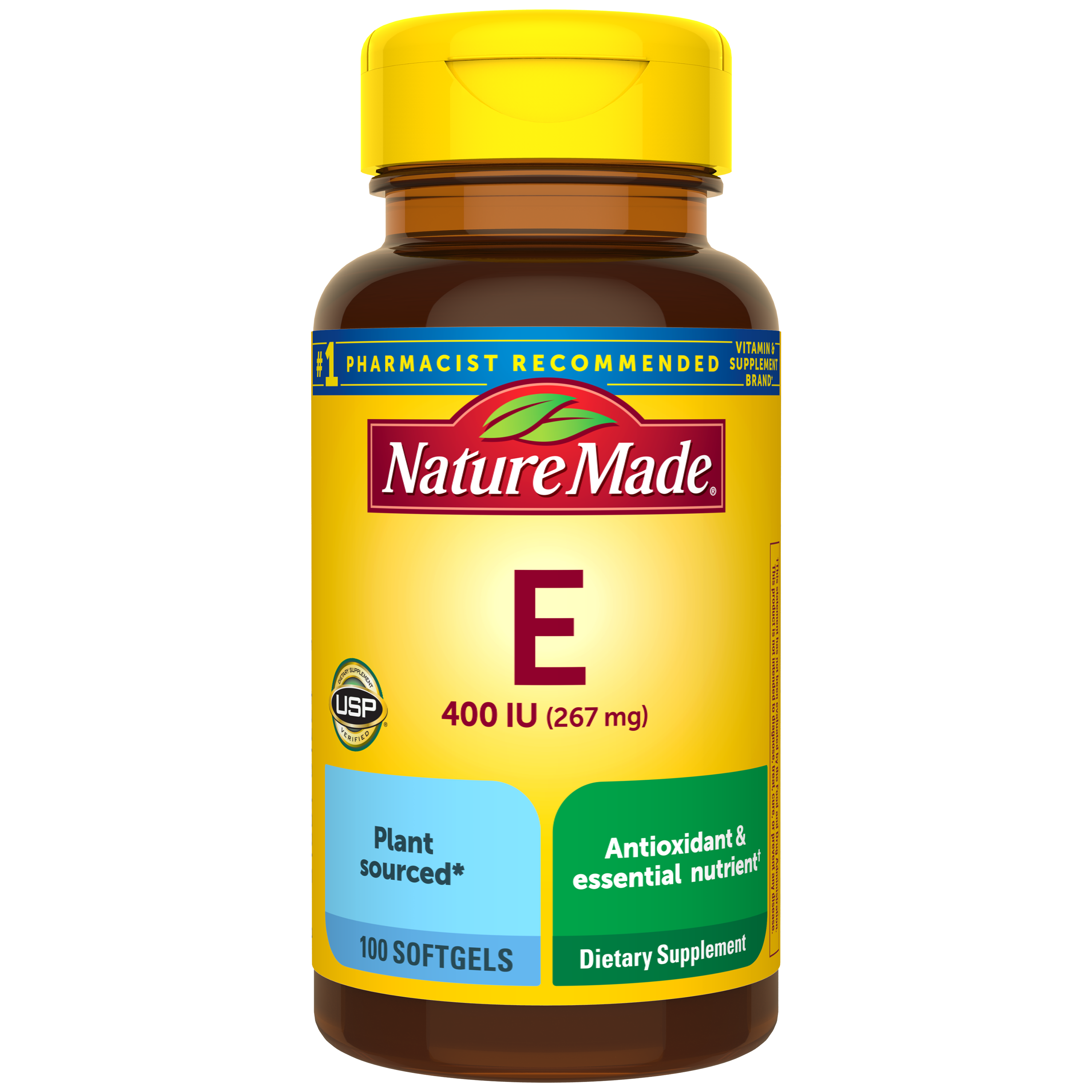 Vitamin E 400 IU (267 mg) d-Alpha Softgels