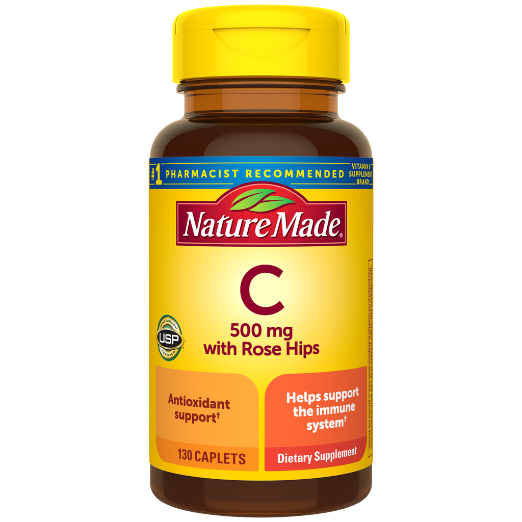 Vitamin C 500 mg with Rose Hips