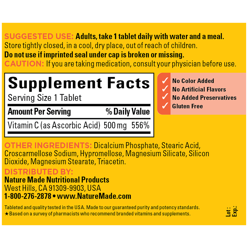 Vitamin C 500 mg Tablets