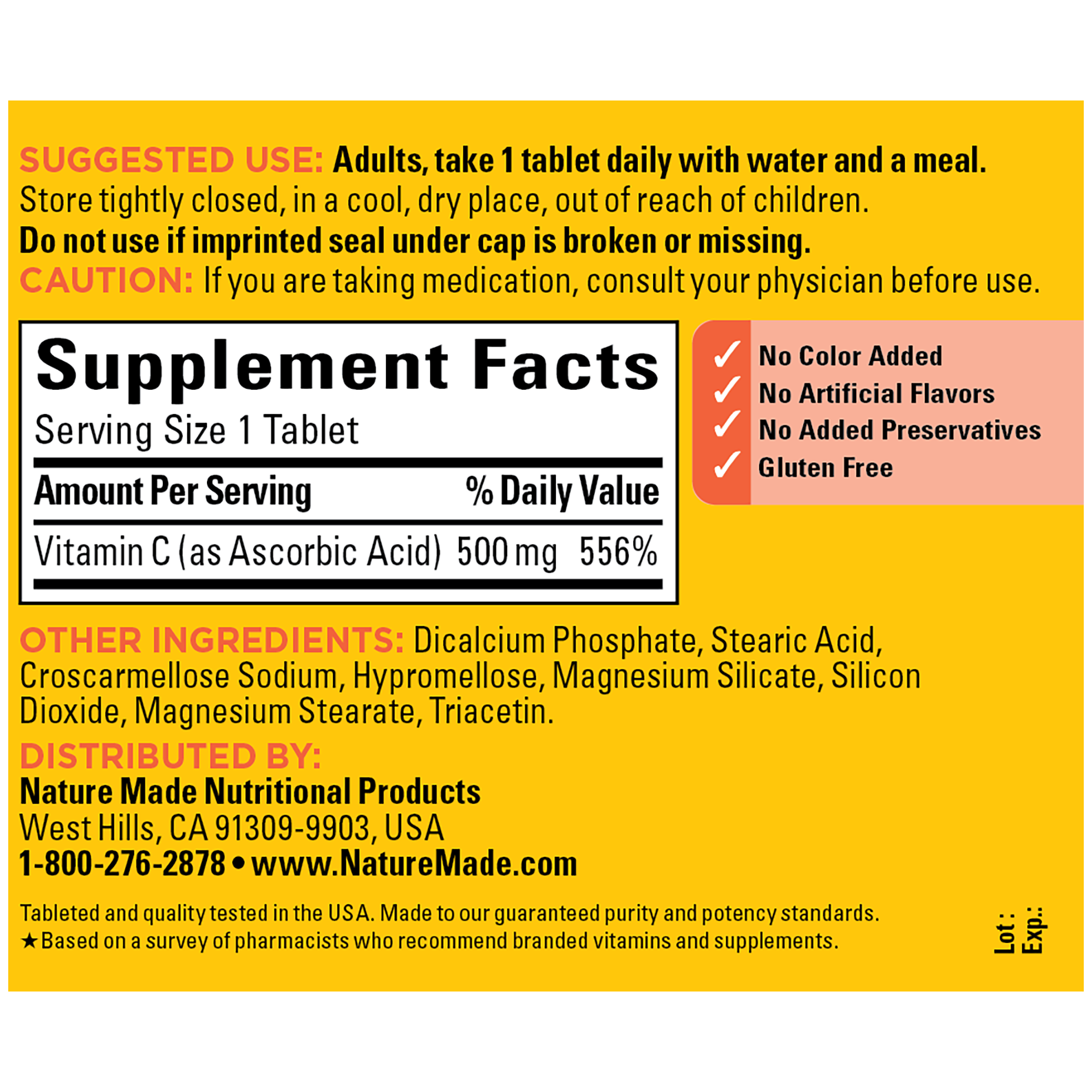 Vitamin C 500 mg Tablets