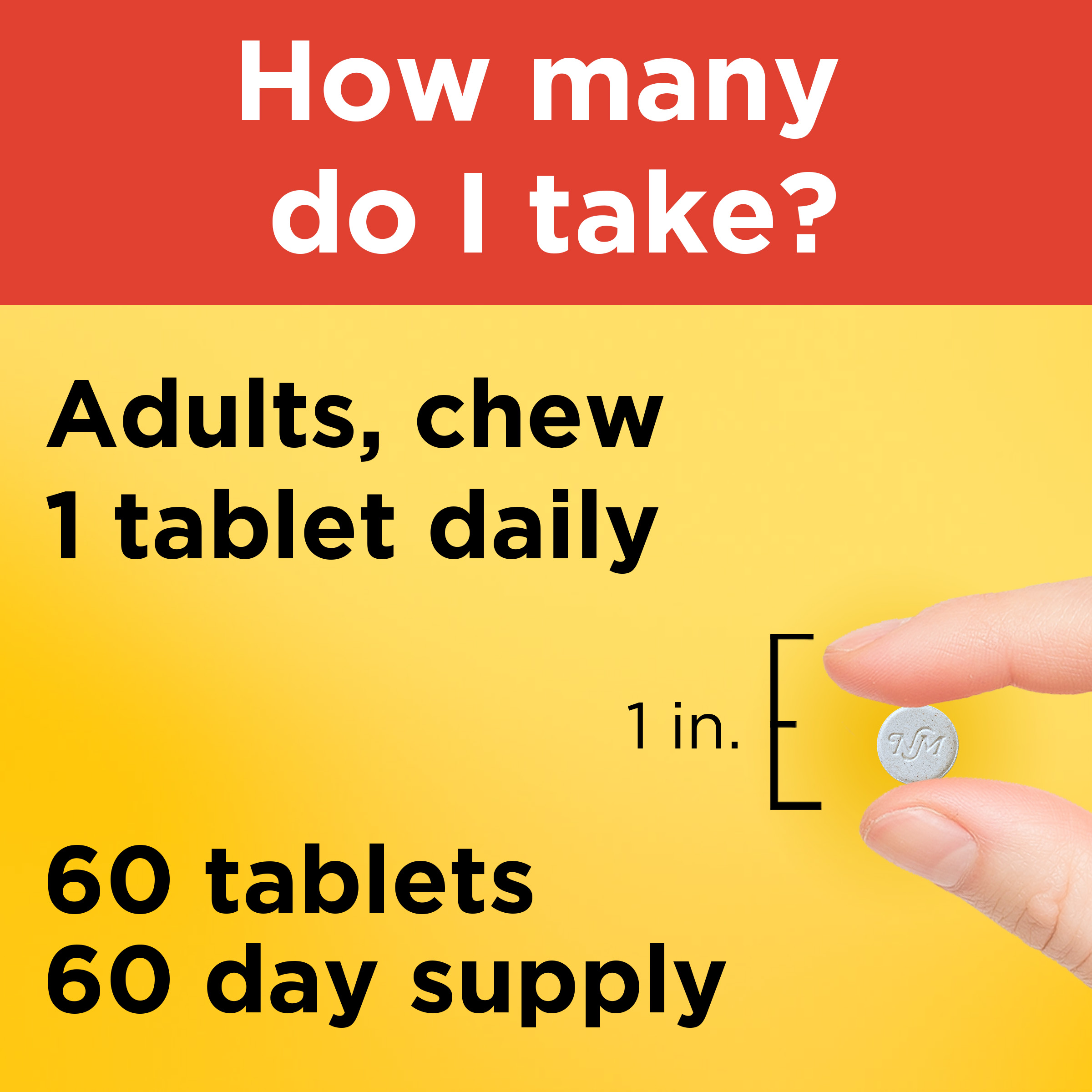 Chewable Vitamin C 500 mg Tablets