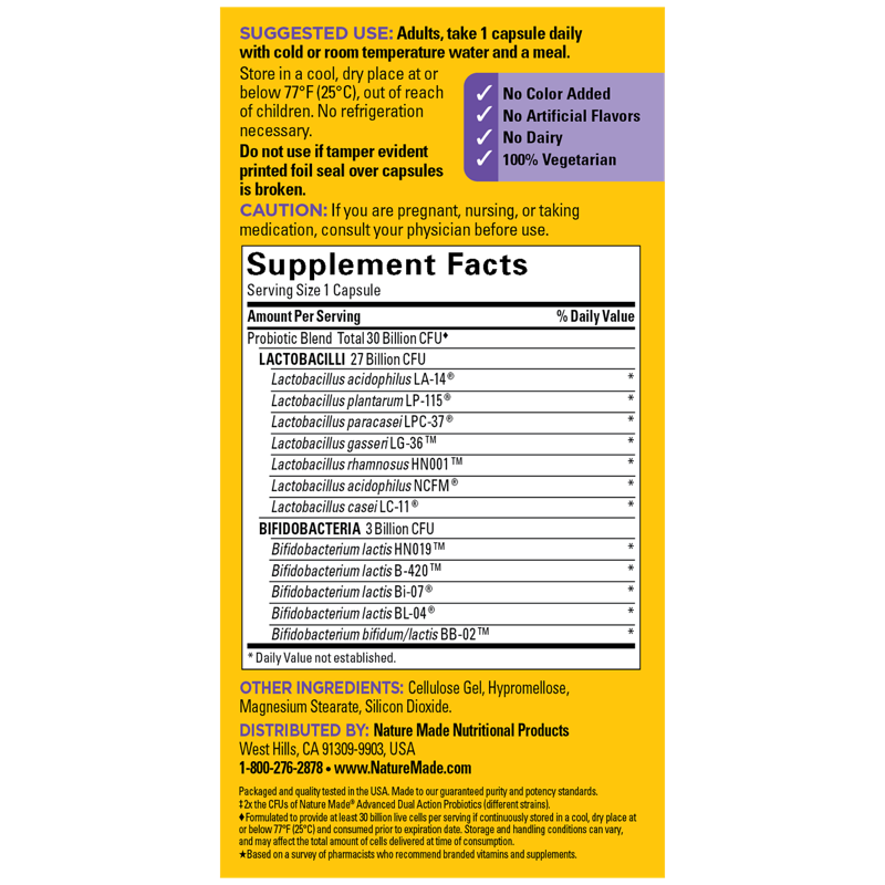 Digestive Probiotics Ultra Strength‡ 12 Strain Capsules