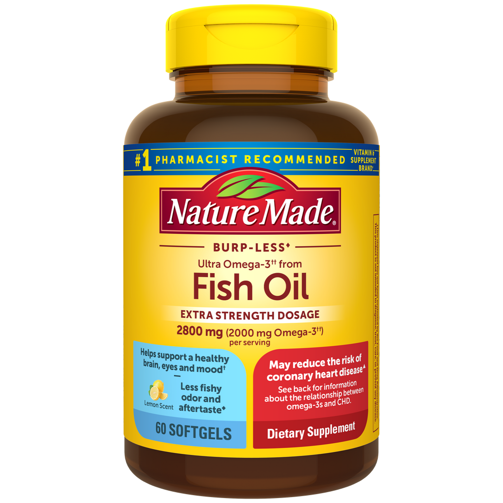 Extra Strength Omega-3†† From Fish Oil Softgels 2800 mg