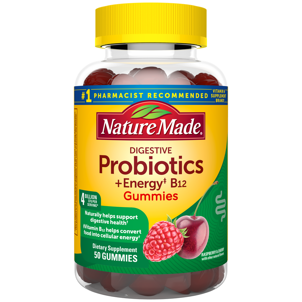 Digestive Probiotics and Energy B12 Gummies