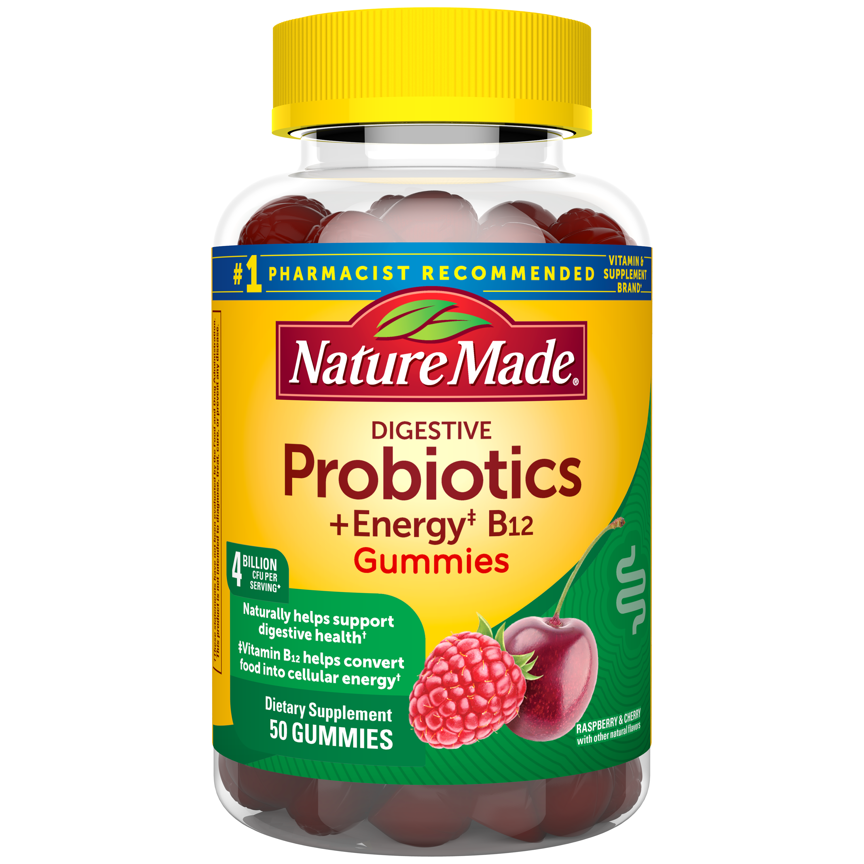 Digestive Probiotics and Energy B12 Gummies