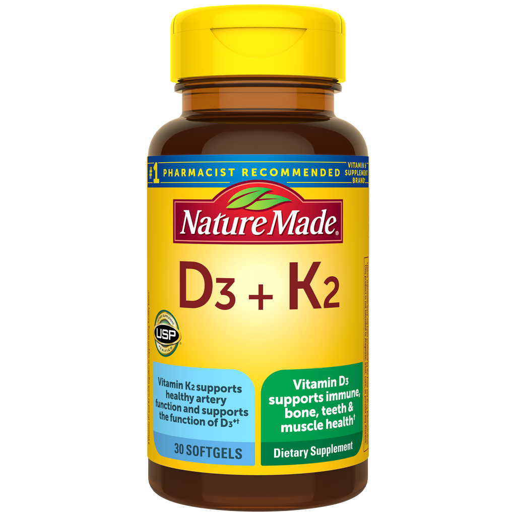 Vitamin D3 + K2 Softgels