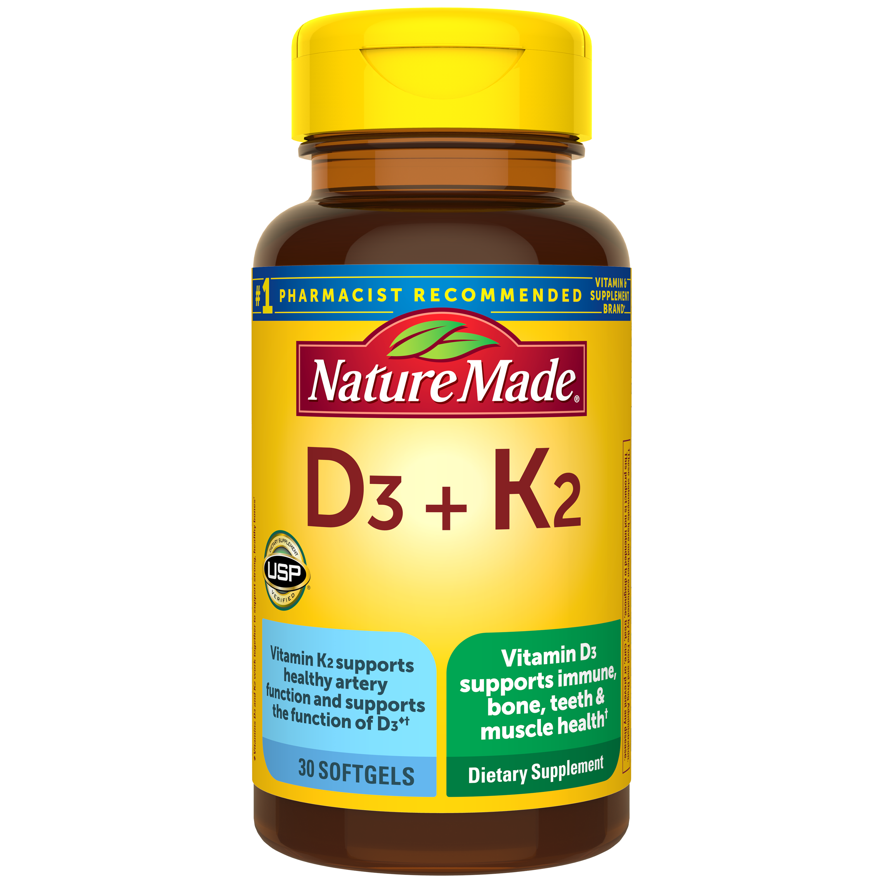 Vitamin D3 + K2 Softgels