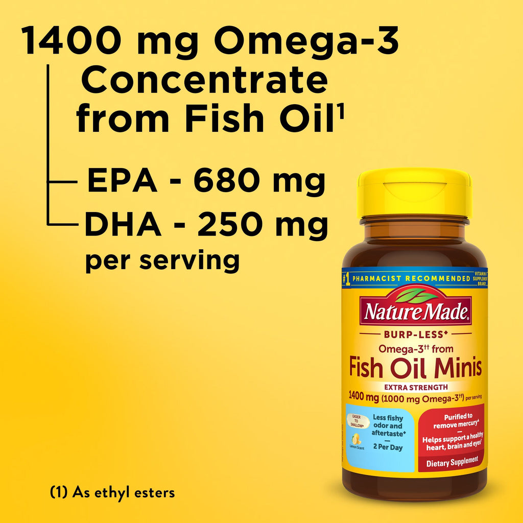 Extra Strength Omega-3†† From Fish Oil Minis