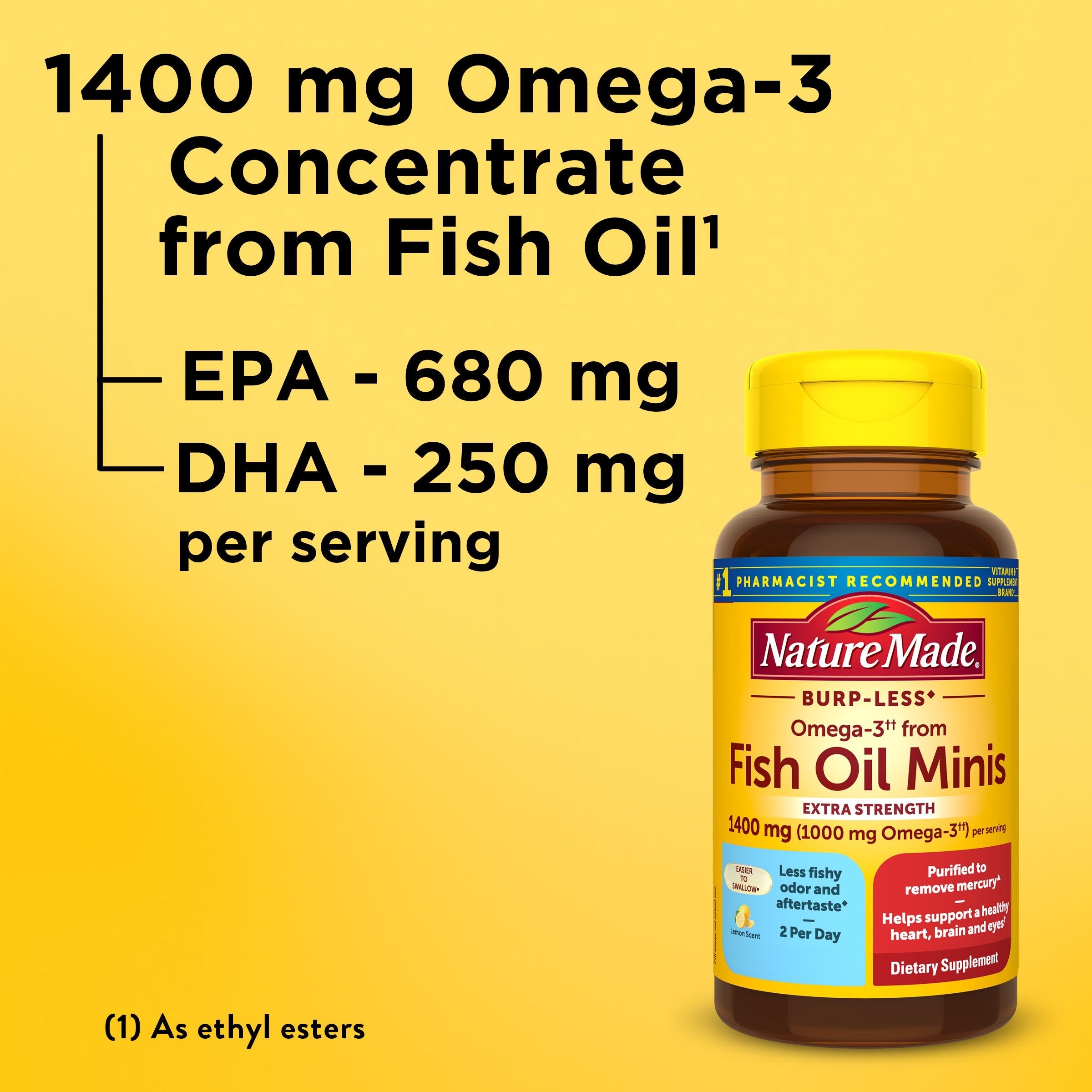 Extra Strength Omega-3†† From Fish Oil Minis