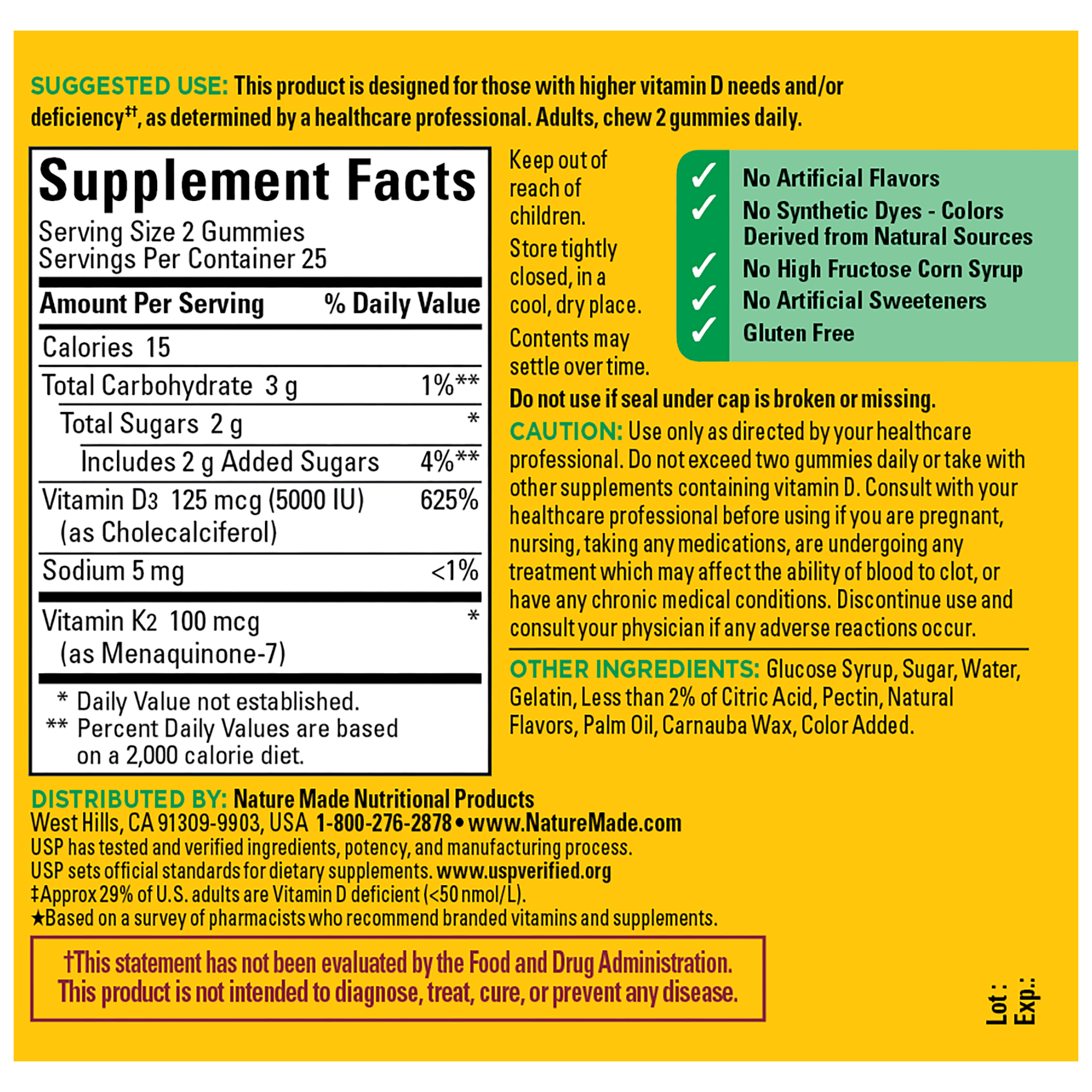 Vitamin D3 + K2 Gummies