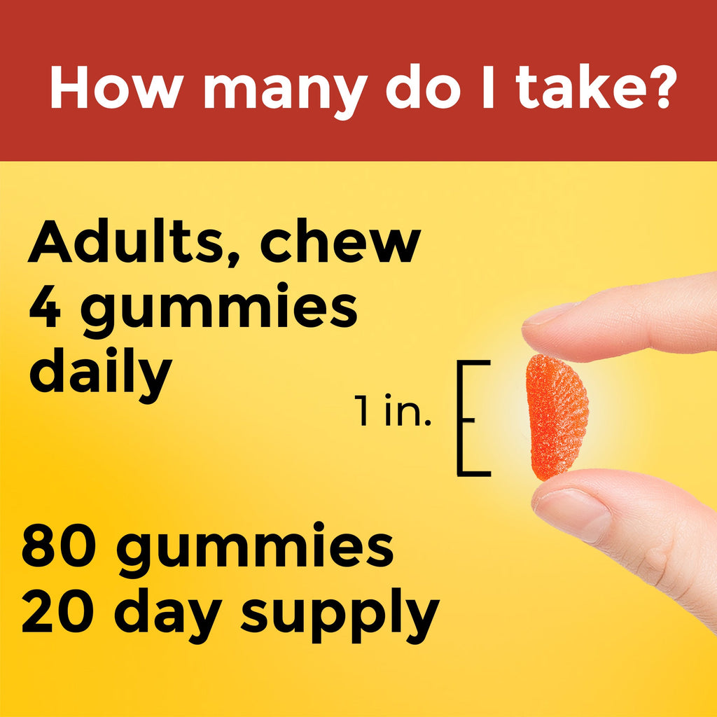 Vitamin C Gummies Maximum Strength Dosage‡ 1000 mg per serving