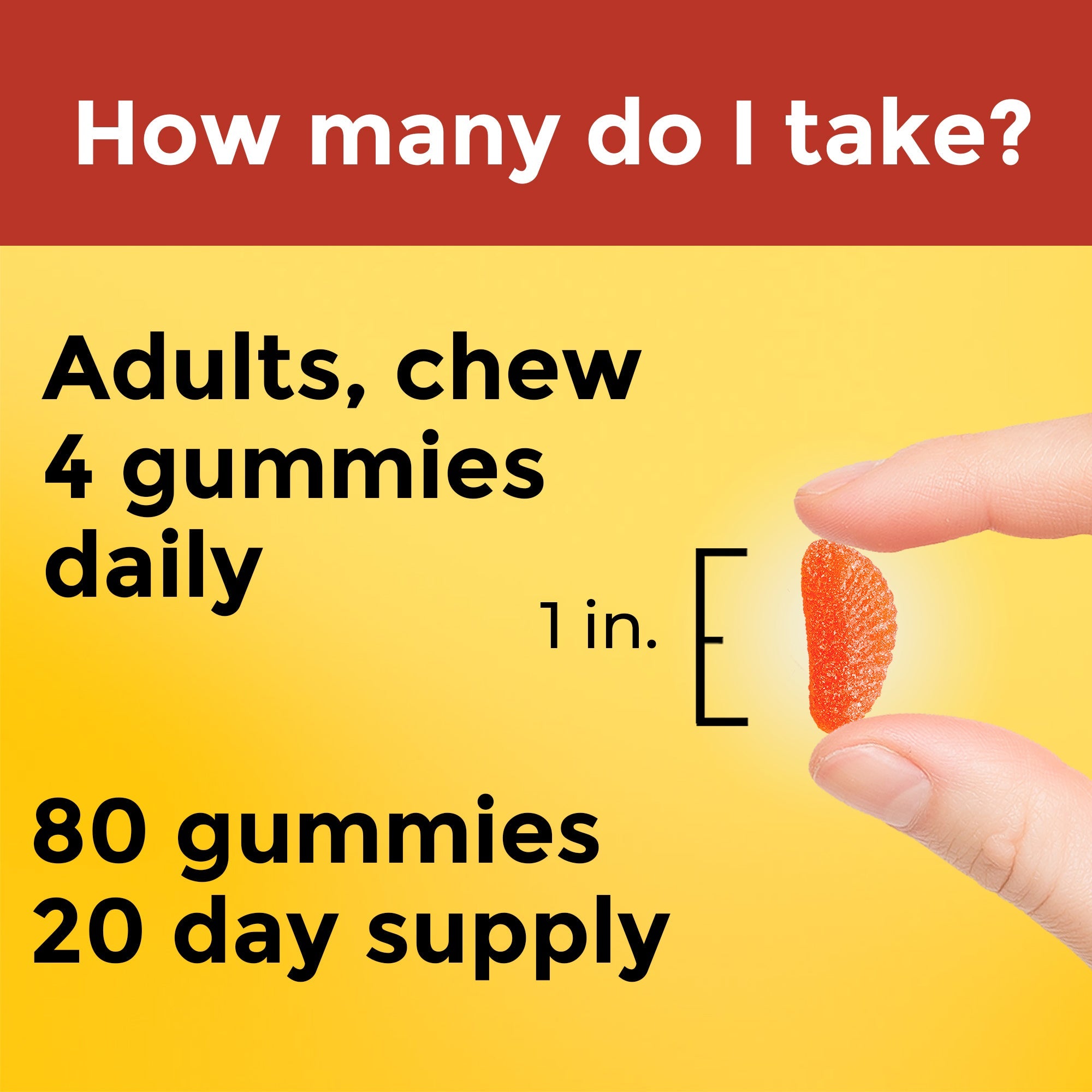 Vitamin C Gummies Maximum Strength Dosage‡ 1000 mg per serving