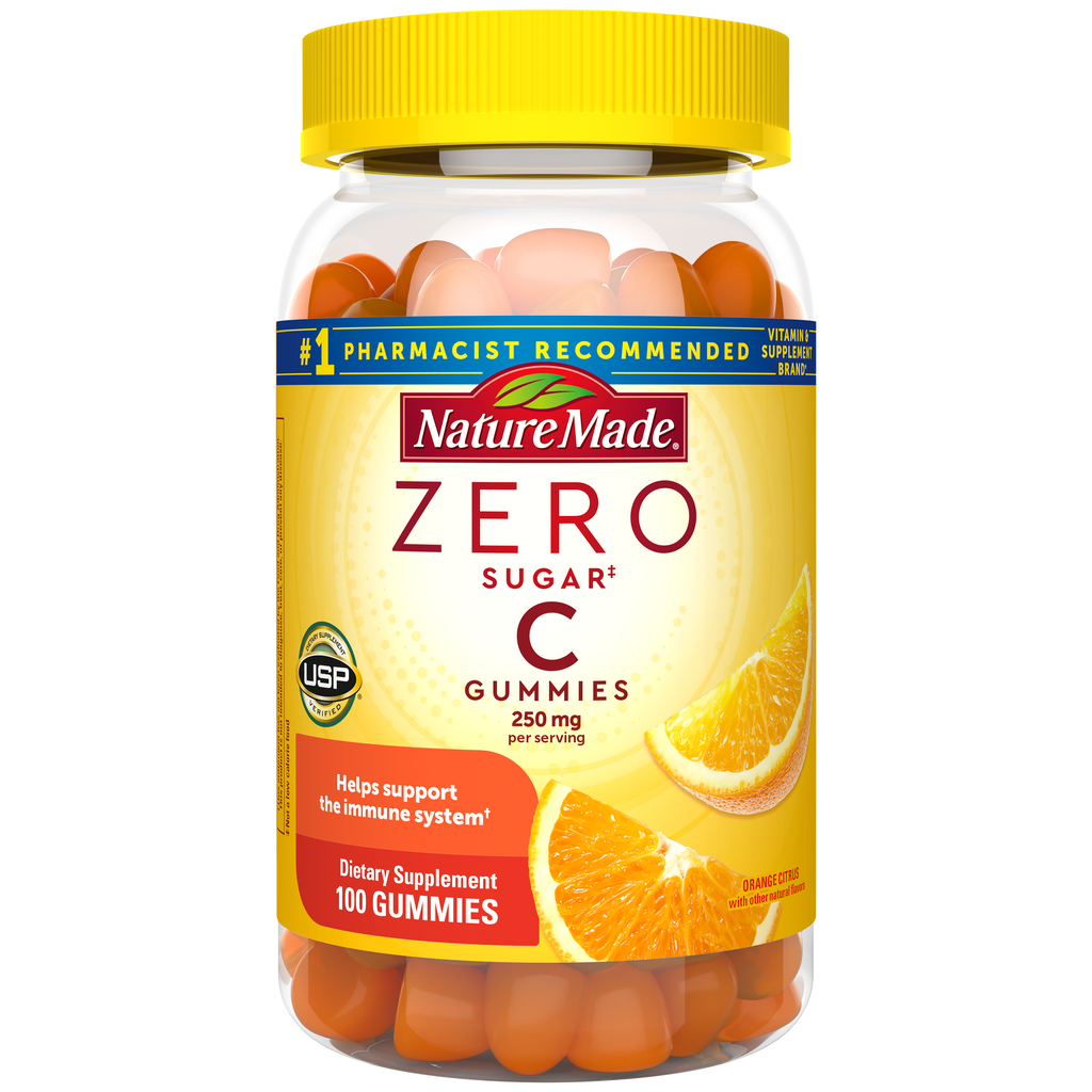 Zero Sugar‡ Vitamin C Gummies 250 Mg Per Serving