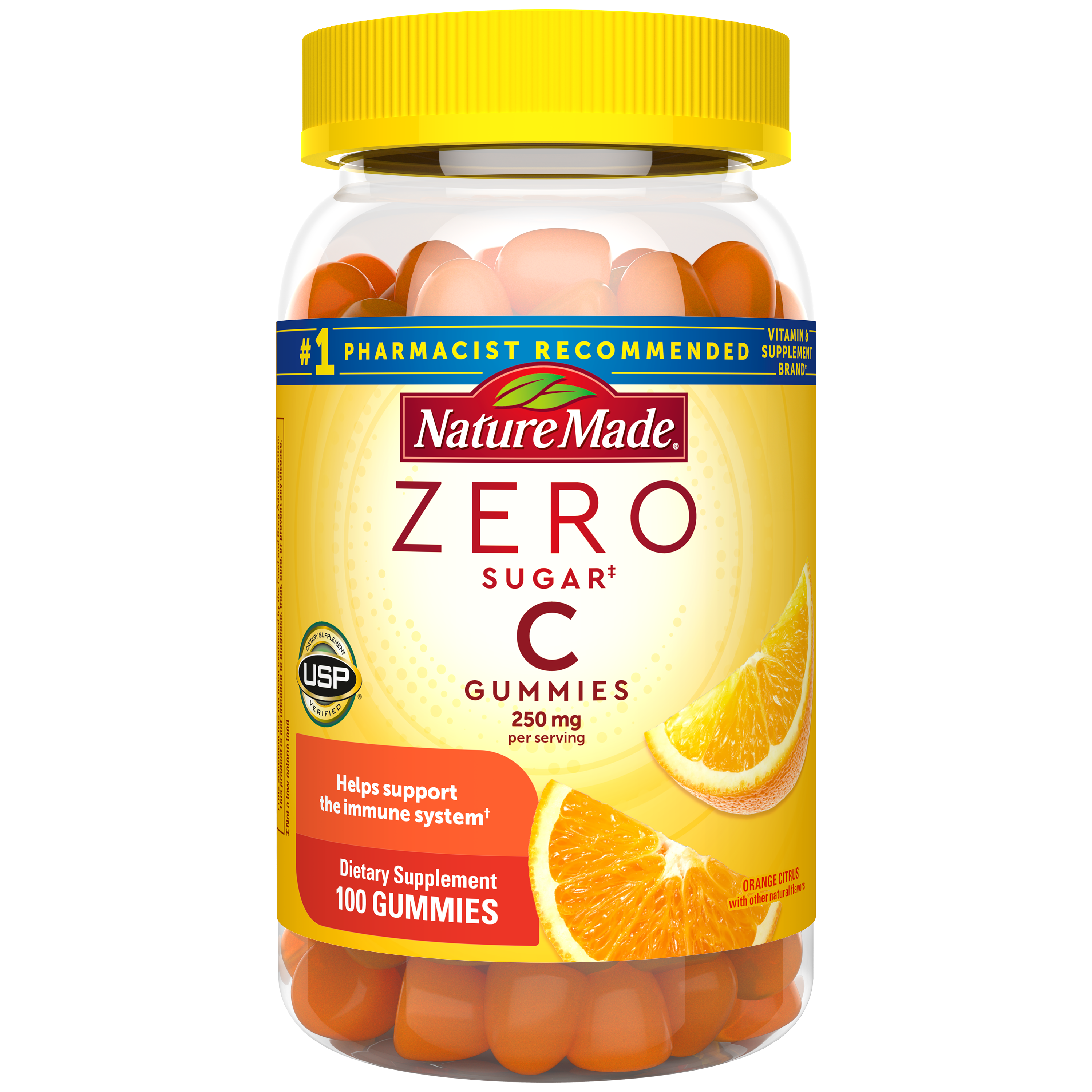 Zero Sugar‡ Vitamin C Gummies 250 Mg Per Serving