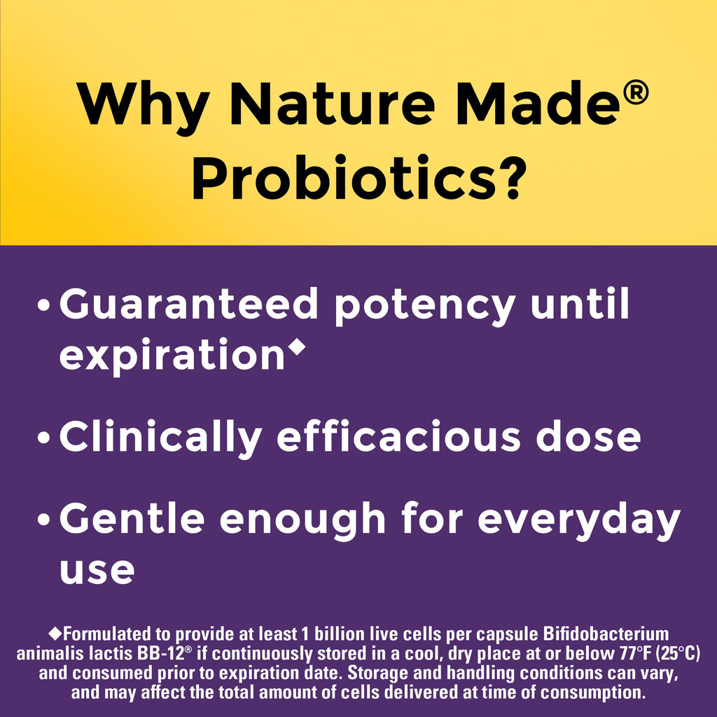 Probiotics 1 Billion CFU From Live Cultures Capsules