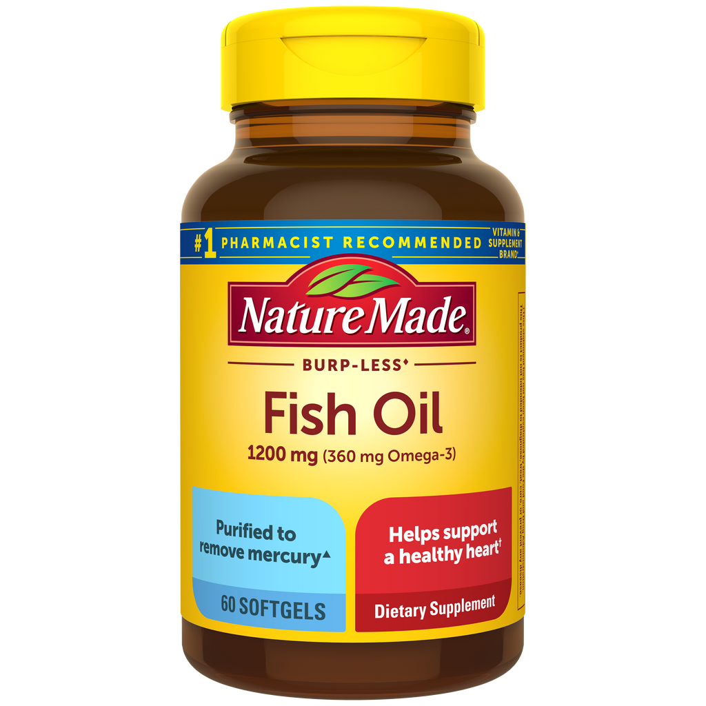 Burp-Less♦ Fish Oil 1200 mg Softgels