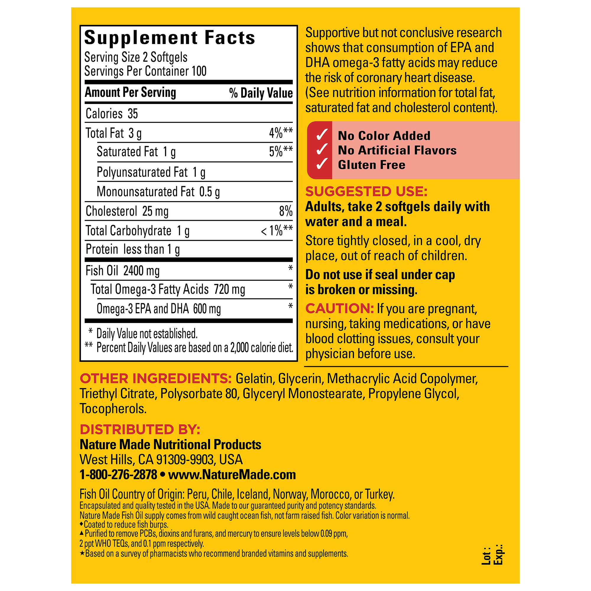 Burp-Less♦ Fish Oil 1200 mg Softgels