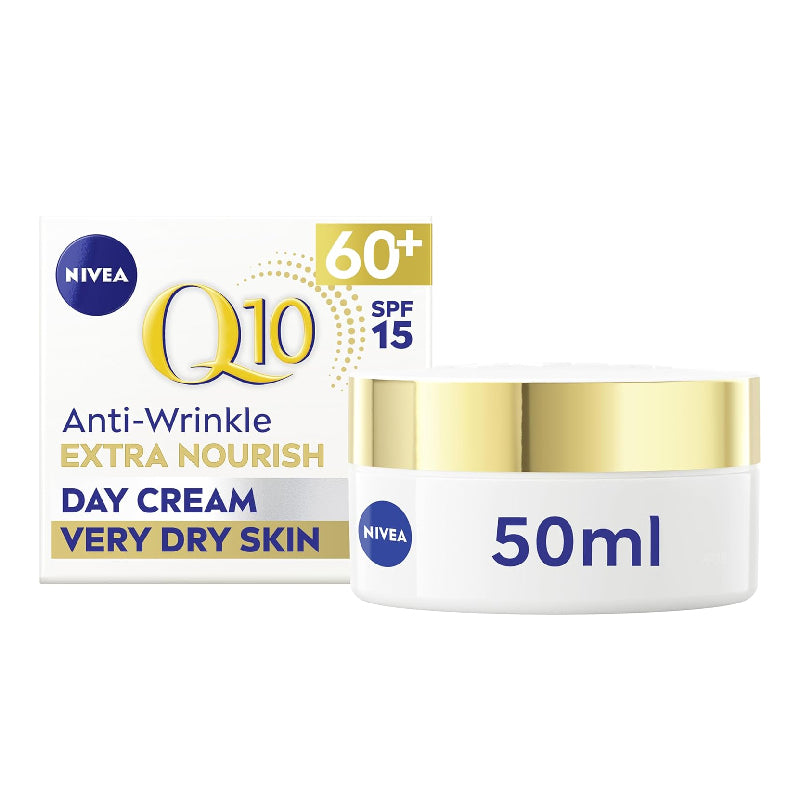NIVEA - Q10 Power 60+ Skin Anti-Wrinkle + Replenishing Day Cream (50 ml)