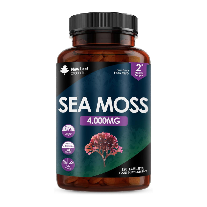 Sea Moss Tablets Extract High Strength 4000mg (120 Tablets)