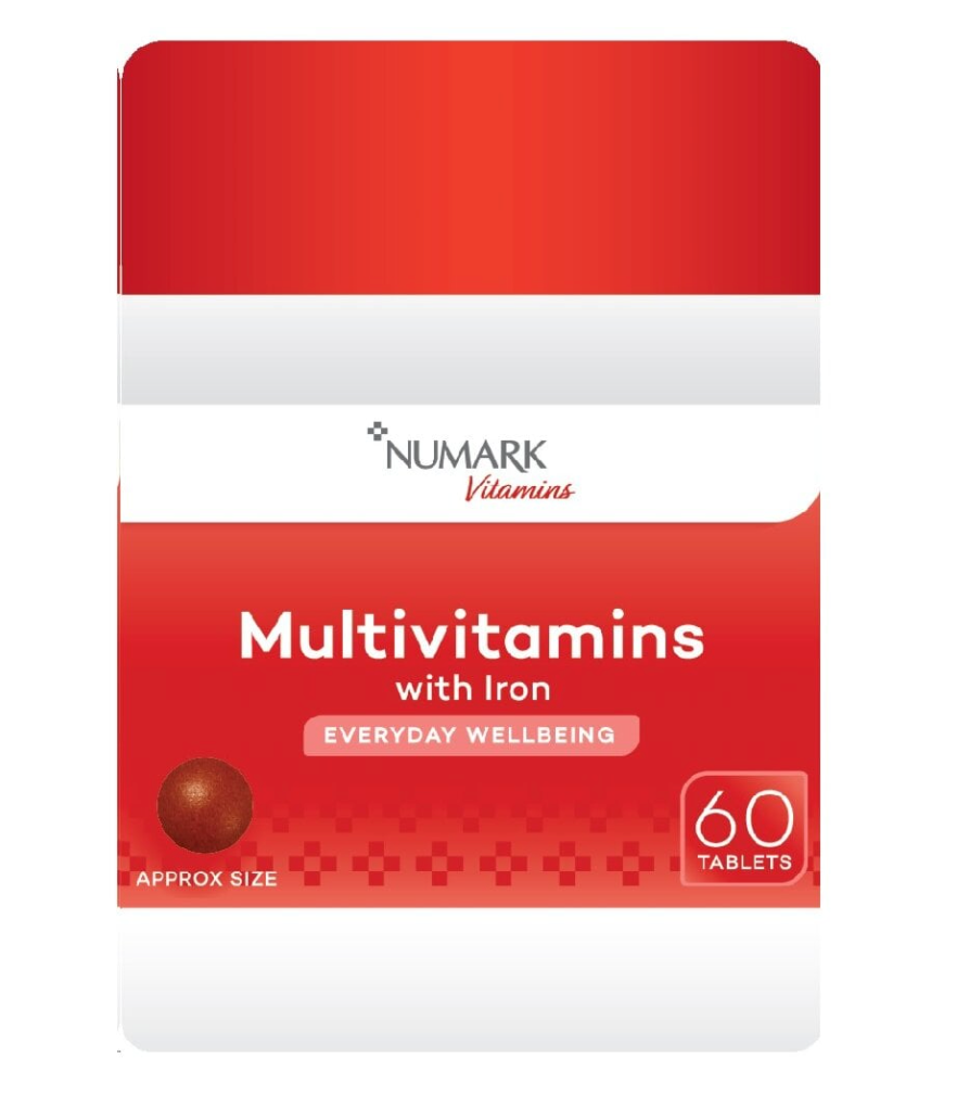 Numark Multivitamins & Iron - 60 Tablets