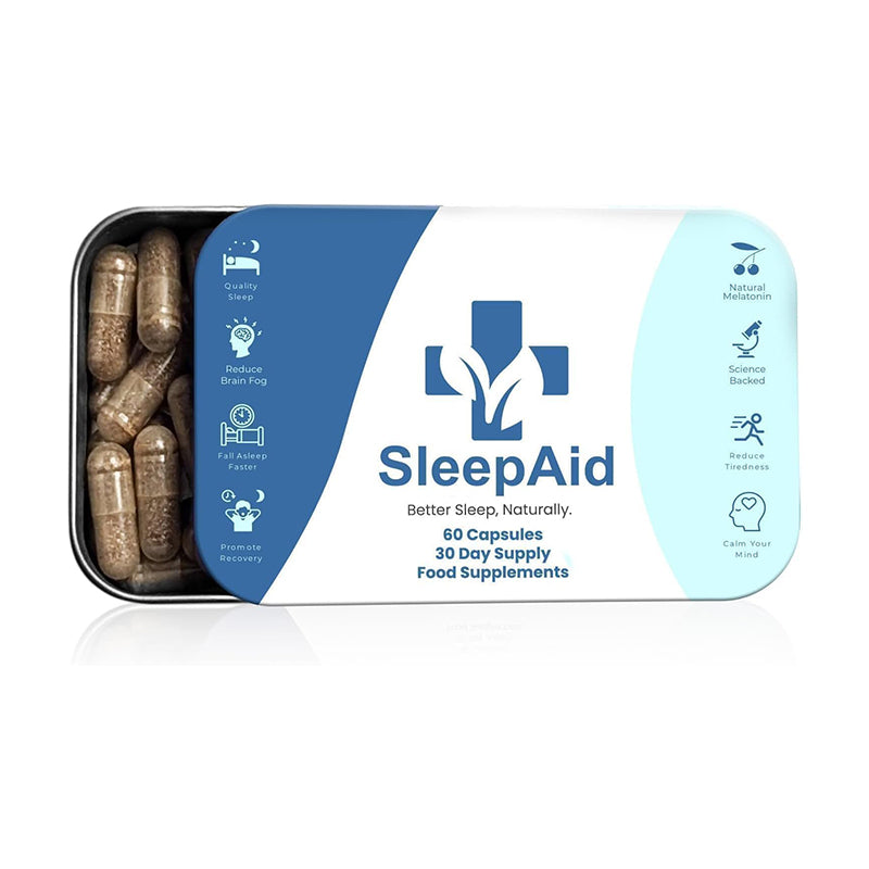 Natural Sleep Aid - Sleep Supplement with Valerian Root, L-Theanine & Magnesium