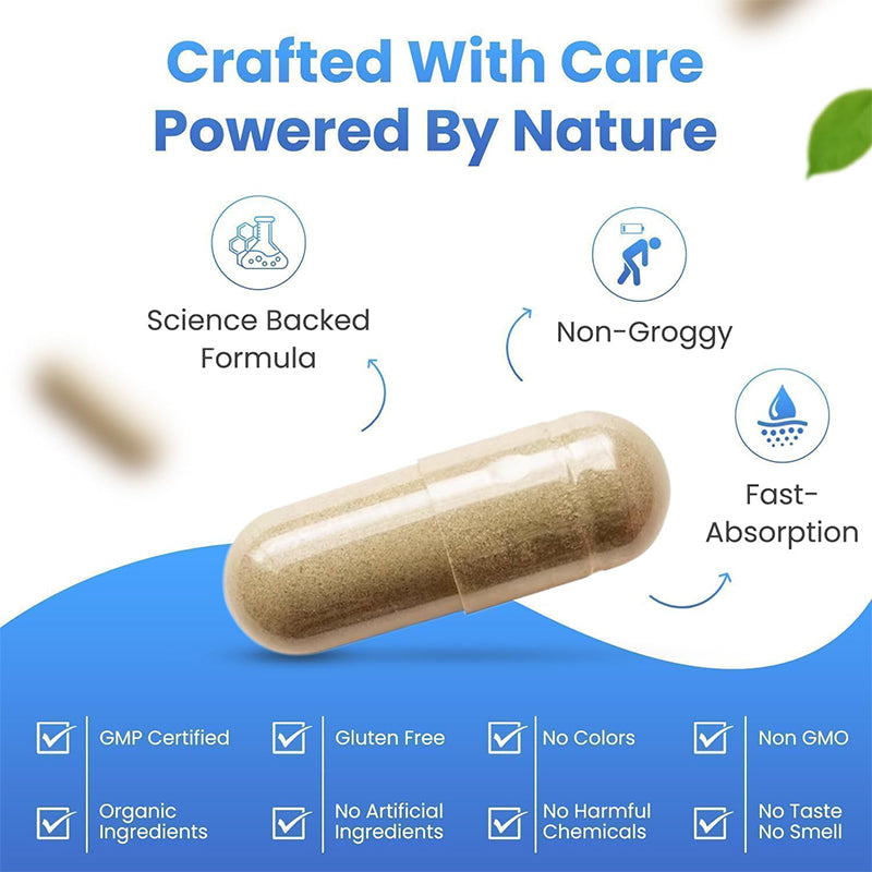 Natural Sleep Aid - Sleep Supplement with Valerian Root, L-Theanine & Magnesium