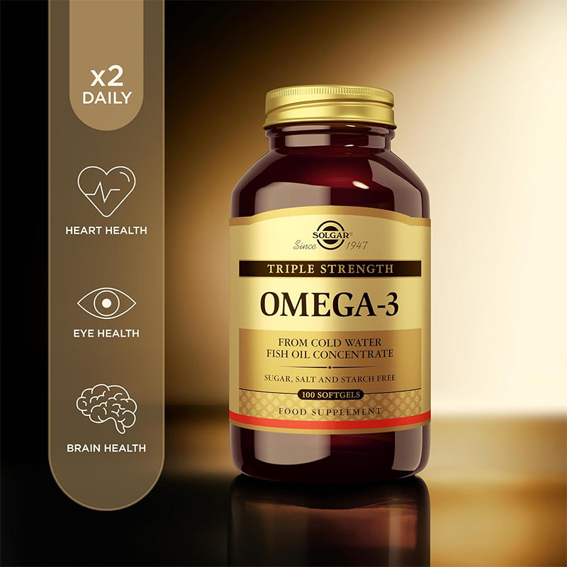 Solgar Triple Strength Omega 3 (100 Count)