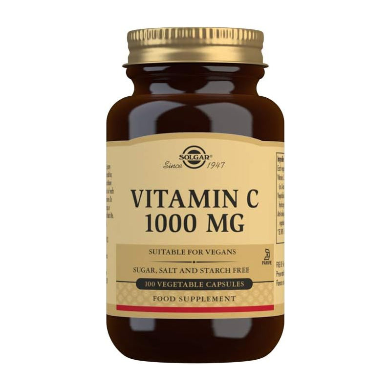 Solgar Vitamin C 1000mg - High Strength (Pack of 100 Capsules)