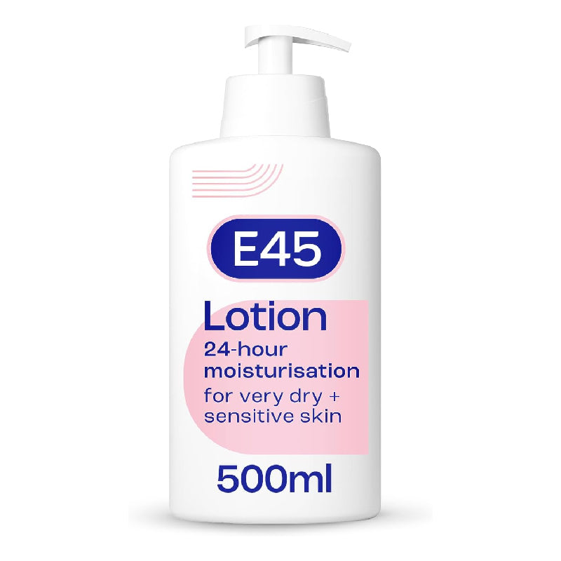 E45 Moisturising Lotion 500 ml for Dry & Sensitive Skin