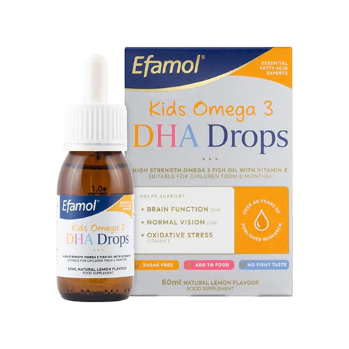 Efamol Kids Omega 3 DHA Drops | Brain Supplement to Support Normal Brain Function
