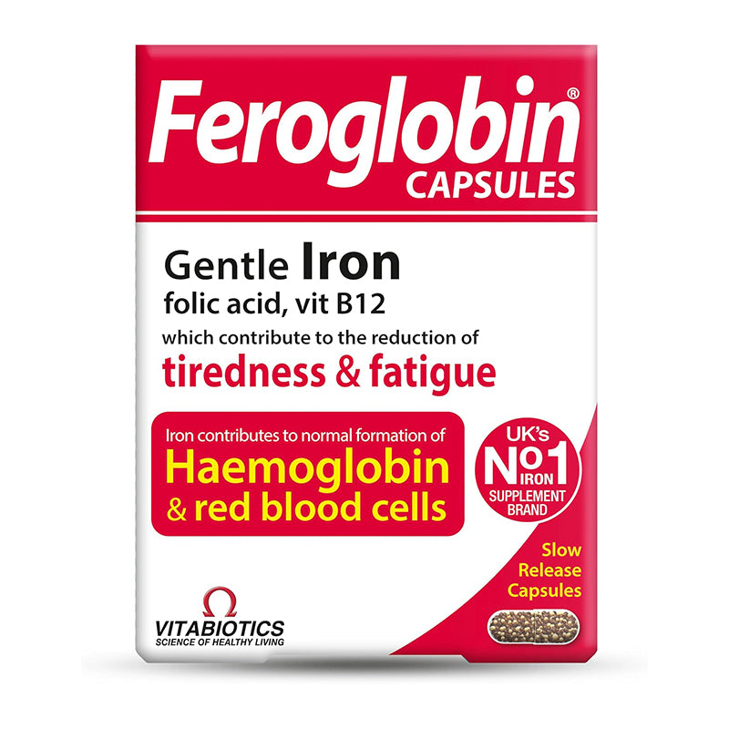 Feroglobin Iron Supplement Capsules - Support Iron Deficiency