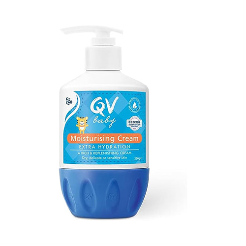 QV Baby Moisturising Cream, 250g - Rich Moisturising Cream With Glycerin and Vitamin B3