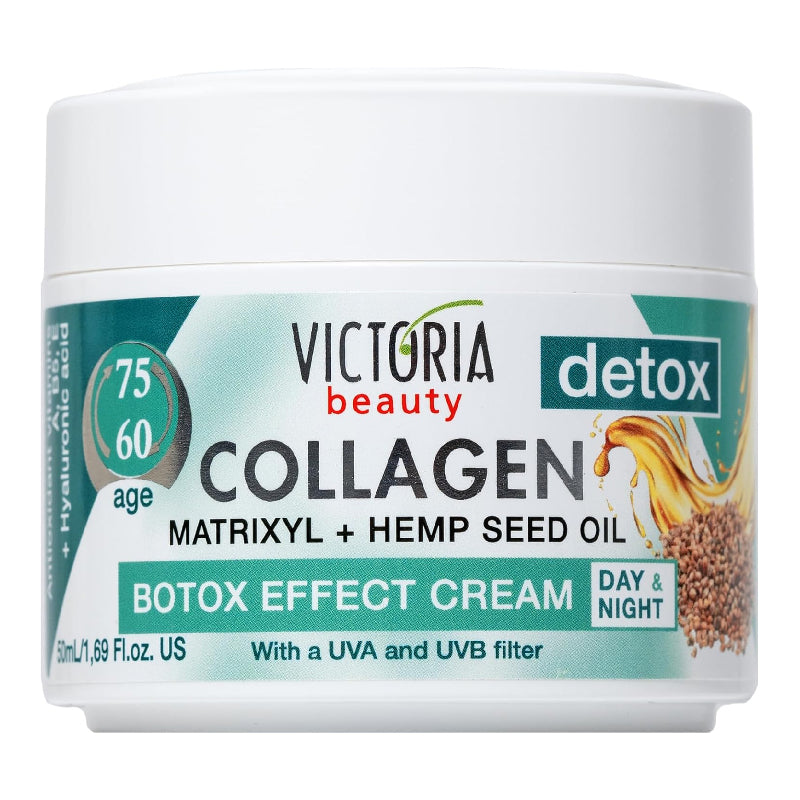 Victoria Beauty Anti Wrinkle Collagen Face Cream - Day and Night Face Moisturiser (50ml)